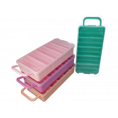 CAJA PLAST. ORGANIZADORA 5 DIV. COLORES SURT.