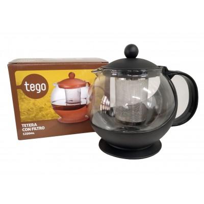 TETERA 1250ML.VID/PLAST.C/FILTRO