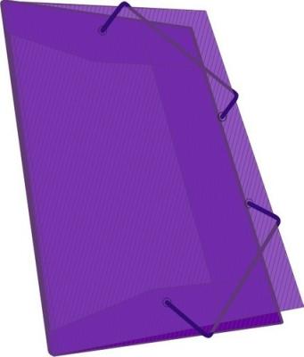 CARPETA 3 SOLPAPAS  C/ELAST VIOLETA TRANSP