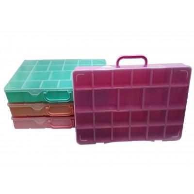 CAJA PLAST. ORGANIZADORA 23 DIV. COLORES SURT