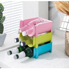 PORTABOTELLAS APILABLE PLAST. SURT14X16CM