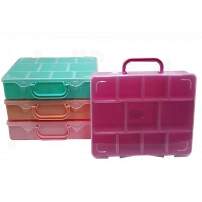 CAJA PLAST. ORGANIZADORA 11 DIV. COLORES SURT