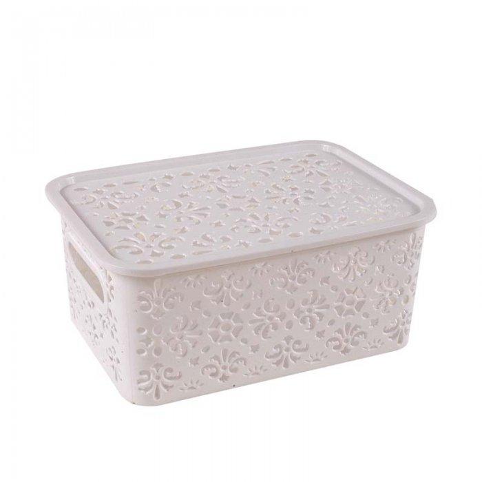 ORGANIZADOR BLANCO 25X19X10 CM