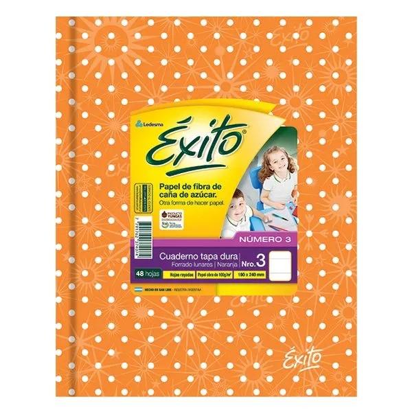 CUADERNO EXITO E3 LUNARES 48H=NARANJA