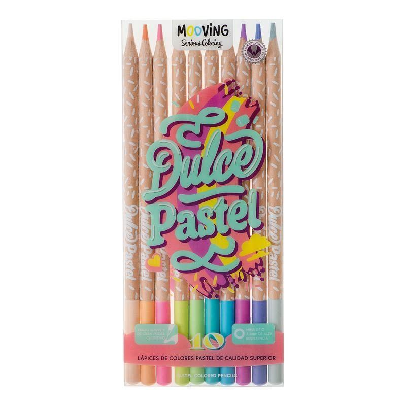COLORING - LAPICES PASTELES X 10