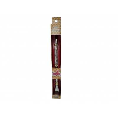BOMBILLA CURVA LARGA ACERO INOX. NIQUELADA