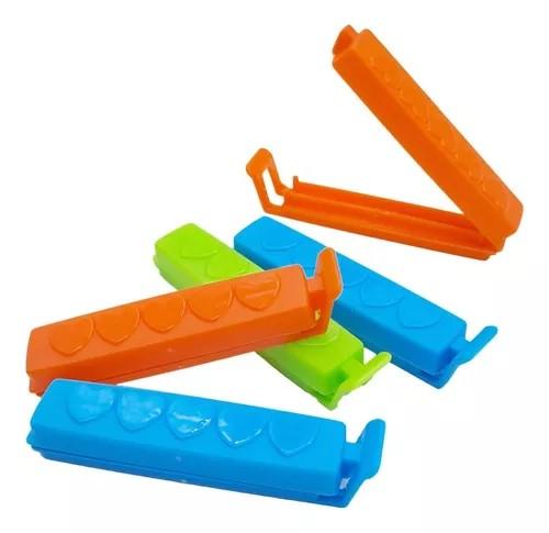 CIERRA BOLSA PLAST. 14/7.5/5.5CM X6