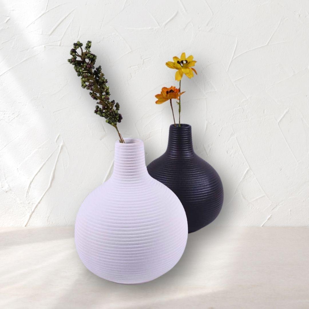 FLORERO DE CERAMICA 13X13X15
