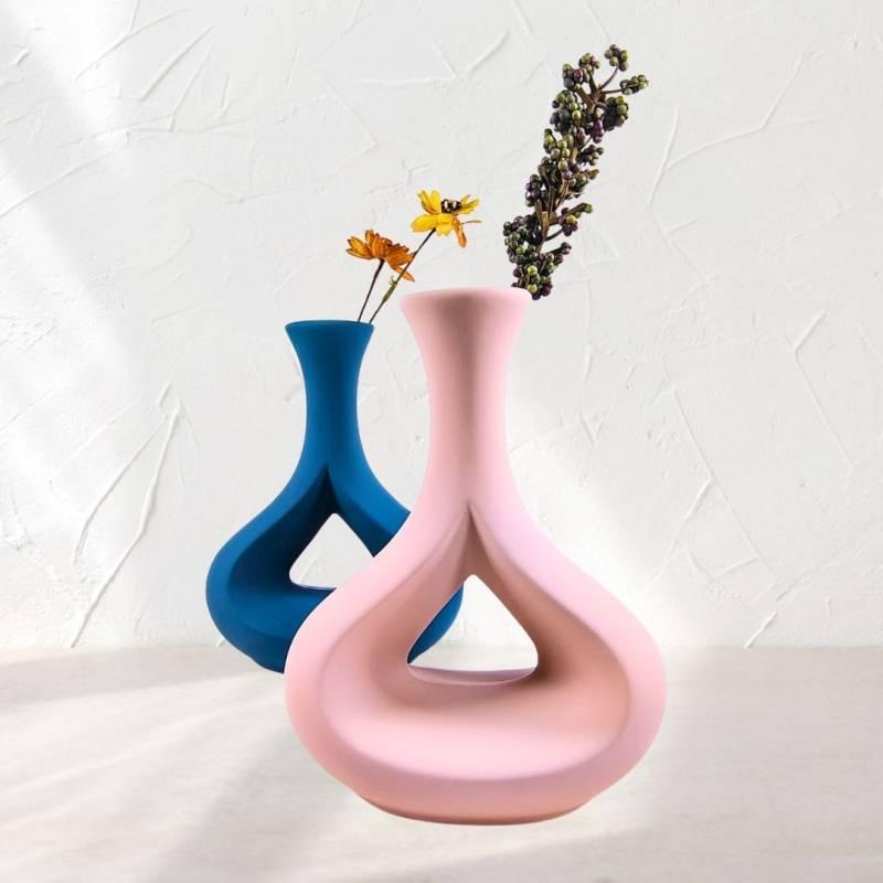 FLORERO DE CERAMICA 20X15X5