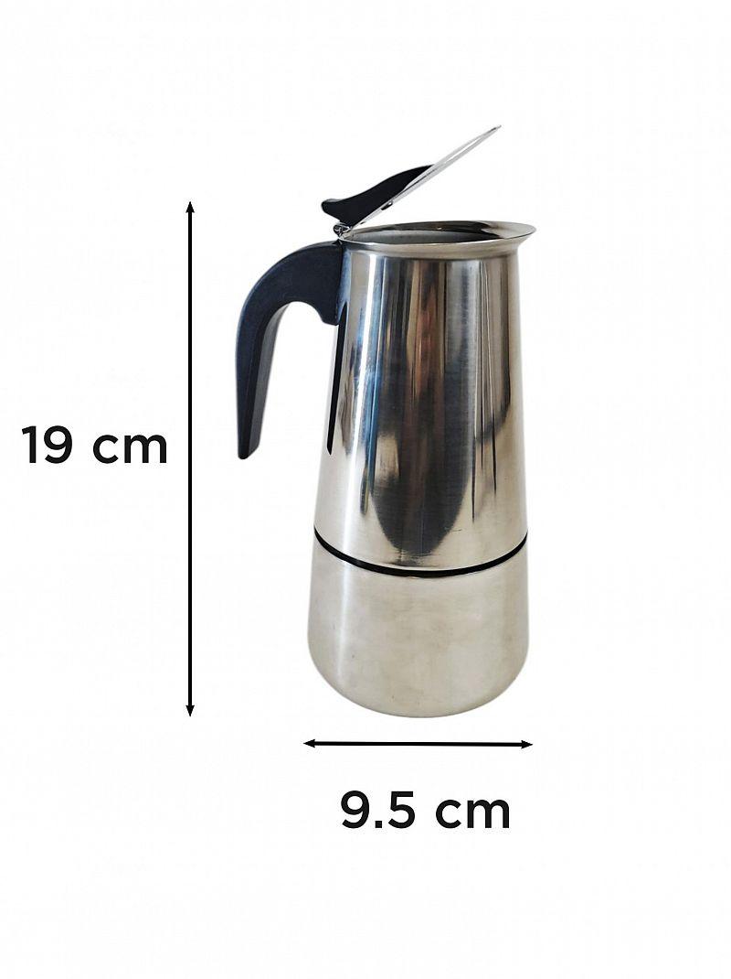 CAFETERA MOKA ESPRESSO ACERO 6 TAZAS