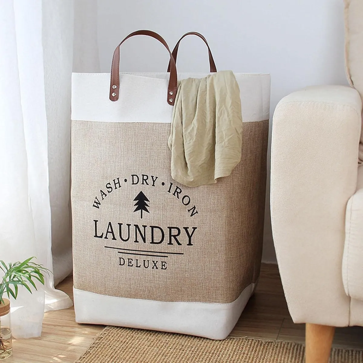 BOLSA LAUNDRY C/ MANIJAS 40X50CM.