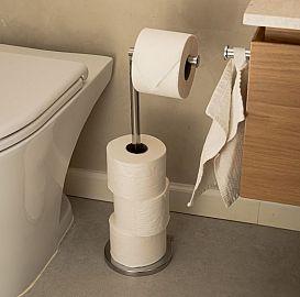 PORTA ROLLO DE PIE P/ BAñO