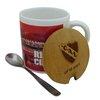 TAZA CERAMICA INDEPENDIENTE TAPA Y CUCHARA