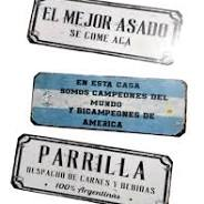 CARTEL ASADOR 56X20