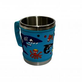 TAZA ACERO CON DIBUJOS