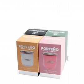 MATE ACERO PORTEÑO C/BOMBILLA (VERDE)