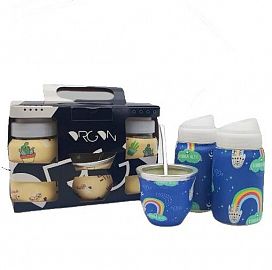 SET VERTEDORES MATE +BOMBILLA VIDRIO EN CAJA