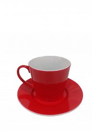 TAZA Y PLATO COLOR 250 CC AD152-01