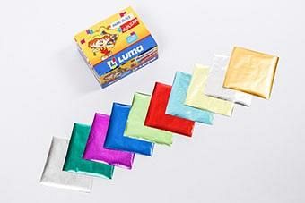 PAPEL GLASE LUMA METALIZADO X 10U.