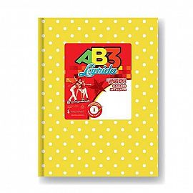 CUADERNO LAPRIDA AB3 LUNARES ROJO 50 H
