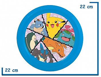 PLATO LISO SPIDER-MAN / POKEMON