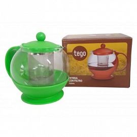 TETERA 750ML TEGO C/FILTRO (NEGRA/VERD)