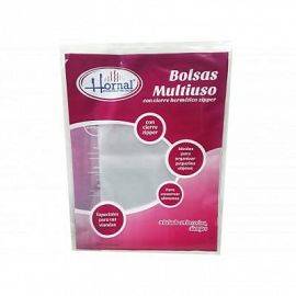 BOLSA C/CIERRE ZIPPER MEGA 25X35CM  X 5 UNID.