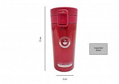 VASO TERMICO ACERO CON FILTRO TE-CAFÉ 400ML