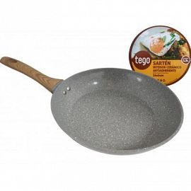 SARTEN 26X5CM CERAM MARMOLADO 2.5 MM TEGO