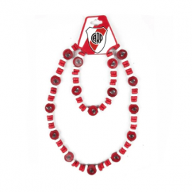 SET COLLAR Y PULSERA RIVER MADERA