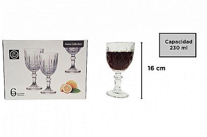 COPAS TOSCANA 227ML  SET X6