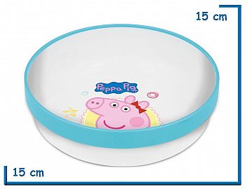 PEPPA PIG BOWL BICOLOR NON-SLIP PREMIUM