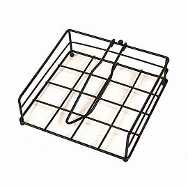 PORTA SERVILLETAS NEGRO