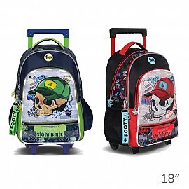 MOCHILA C/ CARRO 18 SKULL