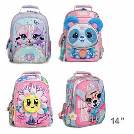 MOCHILA ESPALDA 14 PERSONAJES