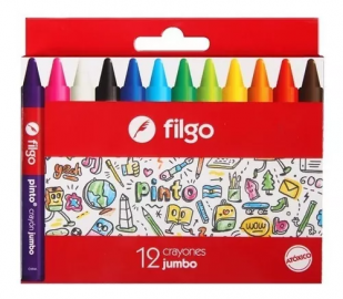 CRAYON DE CERA FILGO PINTO JUMBO X12U. (WXCJ-