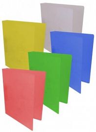 CARPETA TRANSP 3X40 COLORES VARIOS
