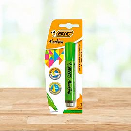 MARCADOR RES MANAOS  VERDE BLISTER X1