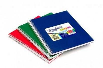 CUADERNO TRIUNFANTE  C/ESP 21X27 60H # AZUL