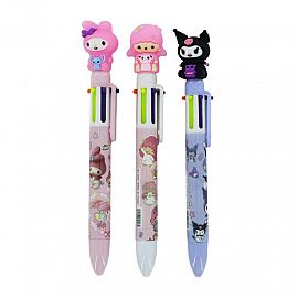 BOLIGRAFO 6 COLORES PERSONAJES