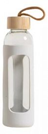 BOTELLA DE VIDRIO Y SILICONA 550ML. T/BAMBOO
