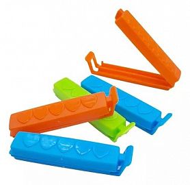 CIERRA BOLSA PLAST. 14/7.5/5.5CM X6