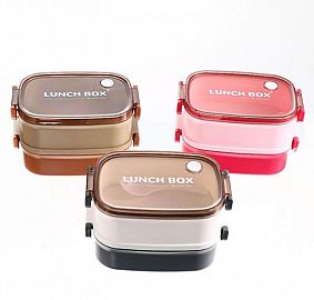 LUNCHERA BOX PLASTICA APILABLE