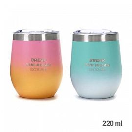 VASO / MATE  TERMICO SKORA C/TAPA 220 ML