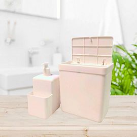 DISPENSER+CESTO DE BASURA
