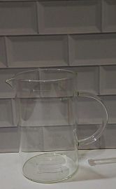 JARRA VIDRIO MEDIDOR 1000ML.