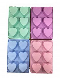 MOLDE SILICONA CORAZON